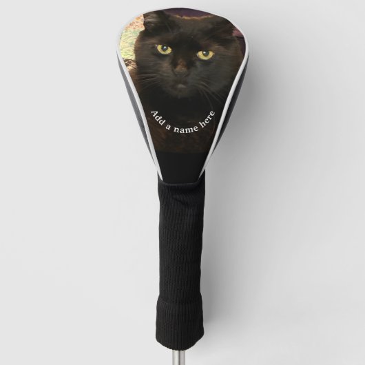 Create Your Own Custom Cat Owner Gift Pet Golfheadcover (Voorkant)