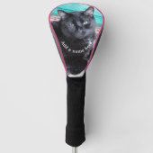 Create Your Own Custom Cat Owner Gift Pet Golfheadcover (Voorkant)