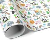 Create Your Own Custom Children drawings Cute Cadeaupapier (Rol Hoek)