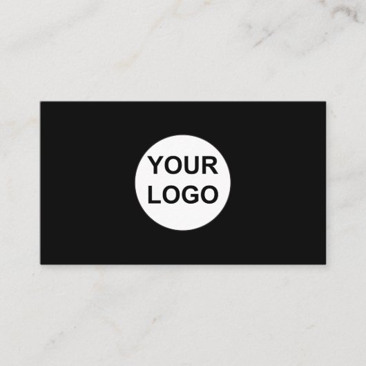 Create Your Own Custom Corporate Logo  Visitekaartje (Voorkant)