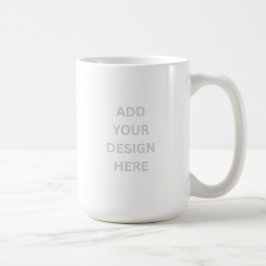 Create Your Own Custom Design 15oz Coffee Mug Koffiemok