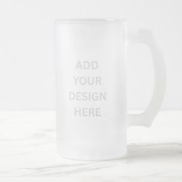 Create Your Own Custom Design 16oz Matglas Bierpul