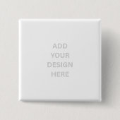 Create Your Own Custom Design 2''Scratch Resistant Vierkante Button 5,1 Cm (Voorkant)