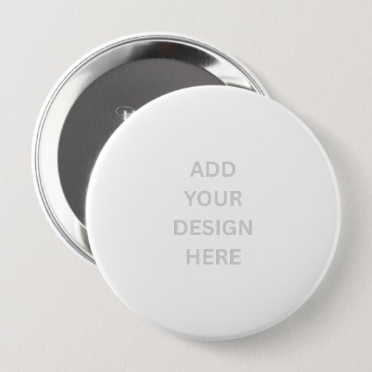 Create Your Own Custom Design 4'' Round Button (Voorkant /achterkant)
