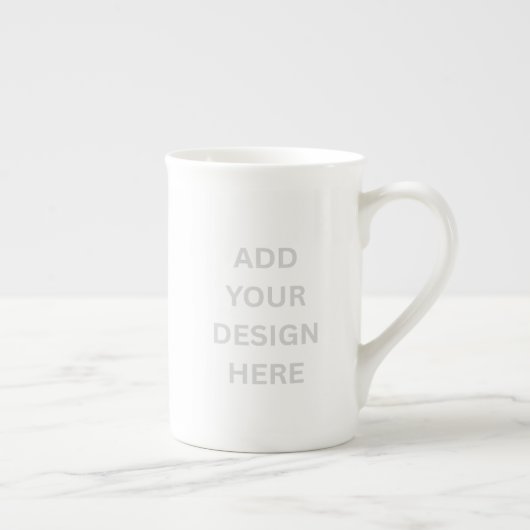 Create Your Own Custom Design Bone China Mug Porselein Kop (Rechts)