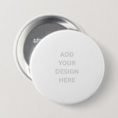 Create Your Own Custom Design Large 3 Inch Round Ronde Button 7,6 Cm (Voorkant /achterkant)