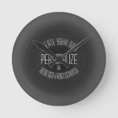 Create Your Own - Custom Design Ronde Klok (Voorkant)
