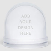 Create Your Own Custom Design Snow Globes Sneeuwbol (Voorkant)