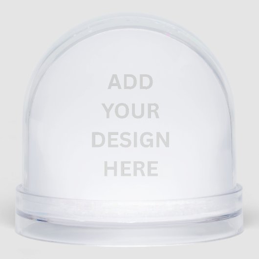 Create Your Own Custom Design Snow Globes Sneeuwbol (Voorkant)