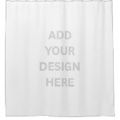 Create Your Own Custom Design Standard Size Douchegordijn (Voorkant)