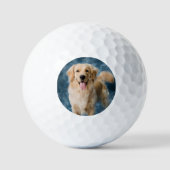 Create Your Own Custom Dog Pet Photo Golfballen (Voorkant)