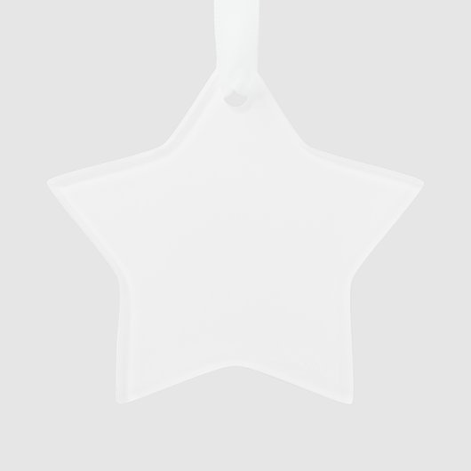 Create Your Own Custom Editable Photo Template Ornament (voorkant)