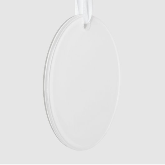 Create Your Own Custom Editable Photo Template Ornament (voorkant)