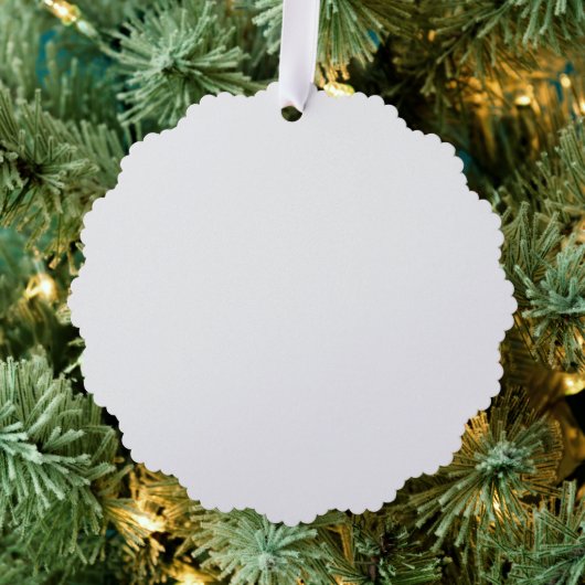 Create Your Own Custom Editable Photo Template Ornament Kaart (Insitu (Drie))