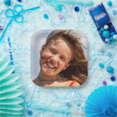 Create Your Own Custom Family Photo Papieren Bordje (Feest)