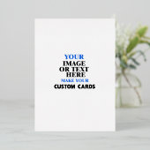 Create Your Own Custom Foil Invitations - Design Folie Uitnodiging (Staand Voorkant)