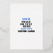 Create Your Own Custom Foil Invitations Folie Uitnodiging (Voorkant)