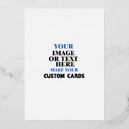 Create Your Own Custom Foil Invitations Folie Uitnodiging