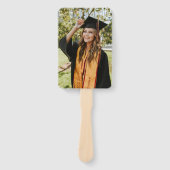 Create Your Own Custom Graduate 2 Photo Handwaaier (Voorkant)