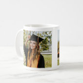 Create Your Own Custom Graduate 2 Photo Koffiemok (Voorkant links)