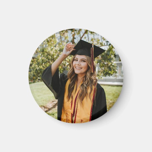 Create Your Own Custom Graduate Photo Magneet (Voorkant)