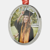 Create Your Own Custom Graduate Photo Metalen Ornament (Links)