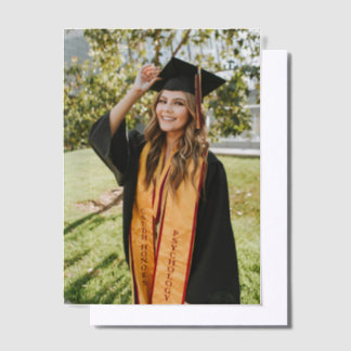 Create Your Own Custom Graduate Photo Vellum Uitnodigingen