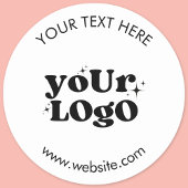 Create Your Own Custom Logo Ronde Sticker
