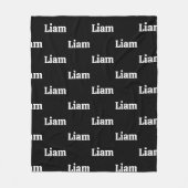 Create Your Own Custom Name Fleece Deken (Voorkant)