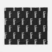 Create Your Own Custom Name Fleece Deken (Voorkant (Horizontaal))