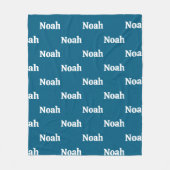 Create Your Own Custom Name Fleece Deken (Voorkant)
