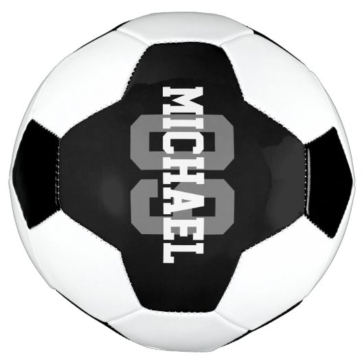 Create Your Own Custom Name Number Voetbal (Gedraaid)