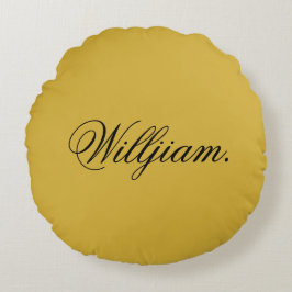 Create Your Own Custom Name on This Rond Kussen