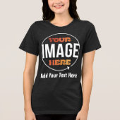 Create Your Own Custom Personalized Gifts Tri-Blend Shirt (Voorkant)