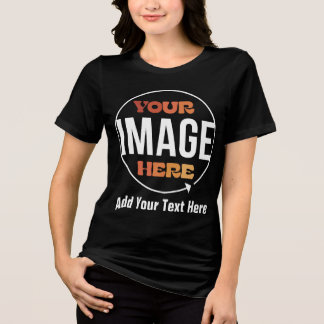 Create Your Own Custom Personalized Gifts Tri-Blend Shirt