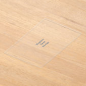 Create Your Own custom personalized﻿ Wedding Acryl Uitnodigingen (Laagn)