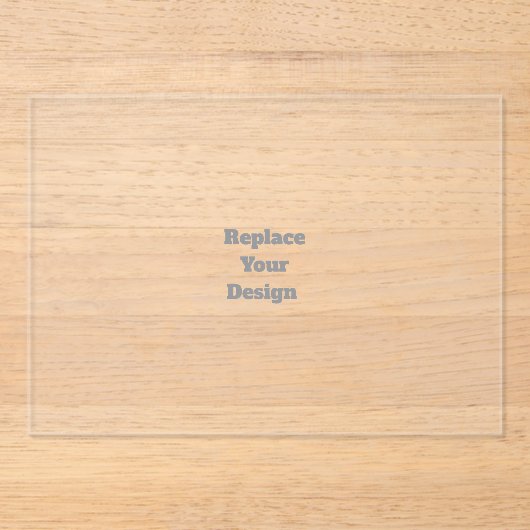 Create Your Own custom personalized﻿ Wedding Acryl Uitnodigingen (Voorkant)