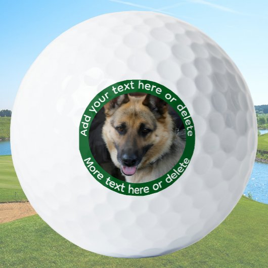 Create Your Own Custom Photo Golfballen