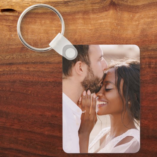 Create Your Own Custom Photo Modern Picture Sleutelhanger (Voorkant)