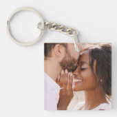 Create Your Own Custom Photo Modern Picture Sleutelhanger (voorkant)