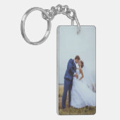 Create Your Own Custom Photo Modern Picture Sleutelhanger (Voorkant Links)