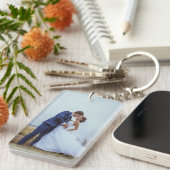 Create Your Own Custom Photo Modern Picture Sleutelhanger (Voorkant Rechts)