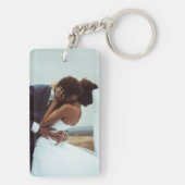 Create Your Own Custom Photo Modern Picture Sleutelhanger (achterkant)
