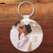 Create Your Own Custom Photo Modern Picture Sleutelhanger (Voorkant)