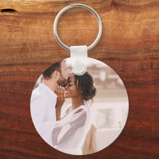Create Your Own Custom Photo Modern Picture Sleutelhanger (Voorkant)