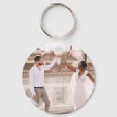 Create Your Own Custom Photo Modern Picture Sleutelhanger (Achterkant)