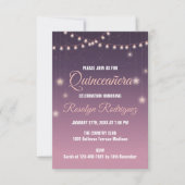 create your own custom Quinceanera 15 birthday Kaart (Voorkant)