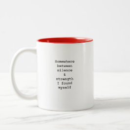 Create Your Own Custom Quote Coffee Mug Tweekleurige Koffiemok