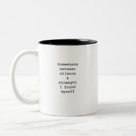 Create Your Own Custom Quote Coffee Mug Tweekleurige Koffiemok