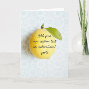 Create Your Own Custom Quote - Lemon Kaart